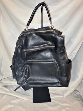 Black Convertible Backpack